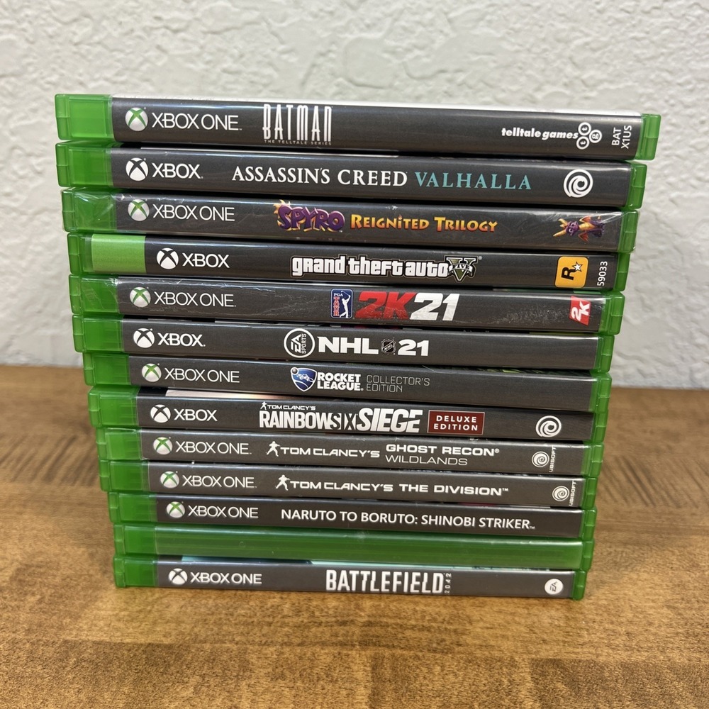 Microsoft Xbox One‎ Lot of 13 Games Bundle Spyro, GTA, Tom Clancy, Batman & More